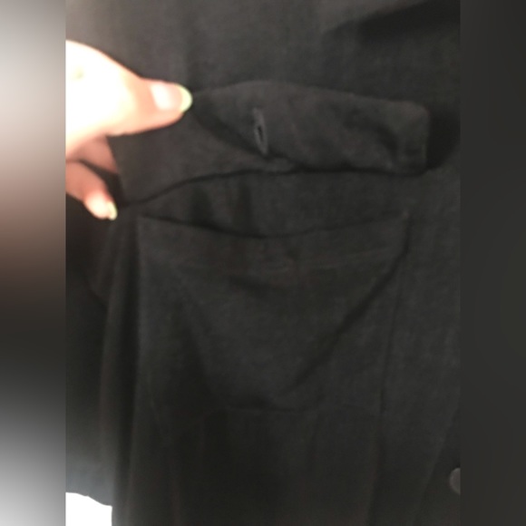 women's collared sports t shirt short sleeve black - Picture 5 of 8